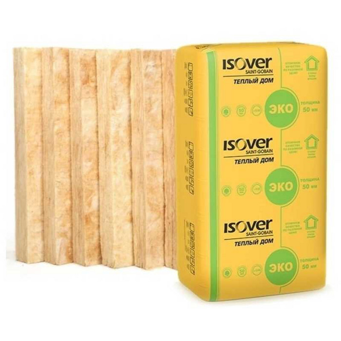 Утеплитель Isover Изовер Тёплый Дом Плита 50х610х1170 в Кузнечном
